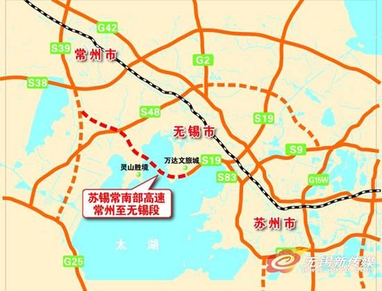 规划建设      该项目路线起自于前黄枢纽(与拟建的常州至宜兴高速