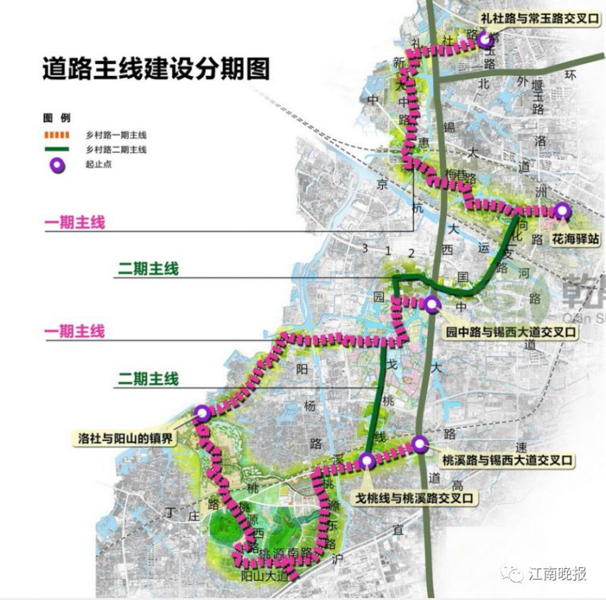 9公里,于今年6月起实施,       锡西乡村振兴风光带是惠山区2020年度