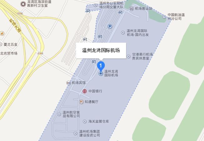 浙江温州龙湾国际机场地图
