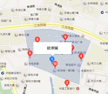 温州欧洲城地图