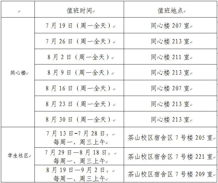 温州医科大学2021年暑假放假时间 值班值守安排(附第二学期校历表)