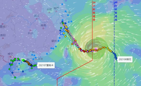 浙江省、温州防指启动防台风Ⅱ级应急响应（第6号台风烟花）