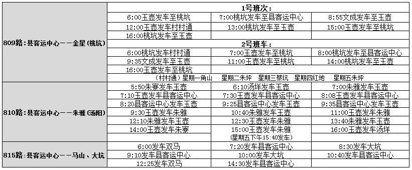 2021年温州文成办公时间 公交班车运营时间调整