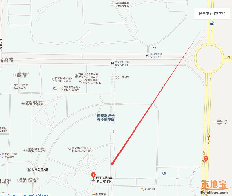 西安财经学院交通指南