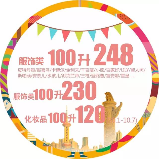 2016西安民生百货龙首店57周年店庆特惠15天