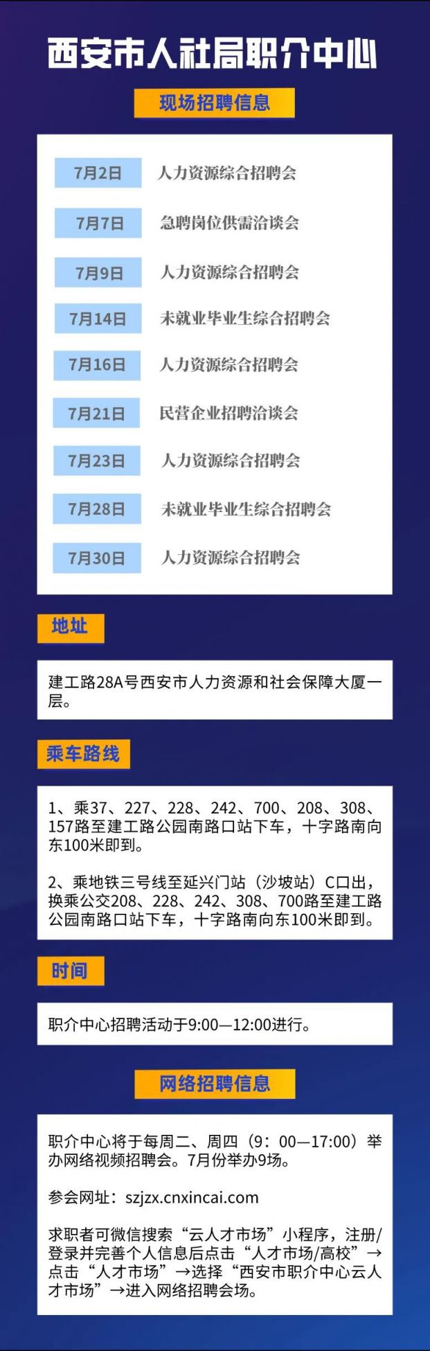 2020西安7月招聘会