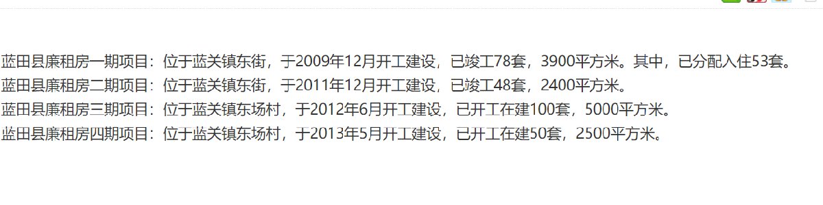 西安蓝田廉租房房源地址