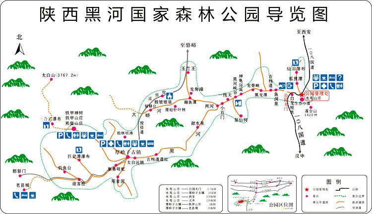 西安黑河国家森林公园有多大