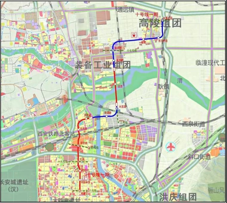 西安高陵地铁10号线火车站在哪里