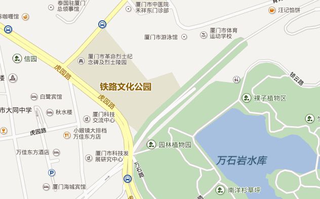 铁路文化公园在万石植物园有入口进去吗?- 厦门本地宝