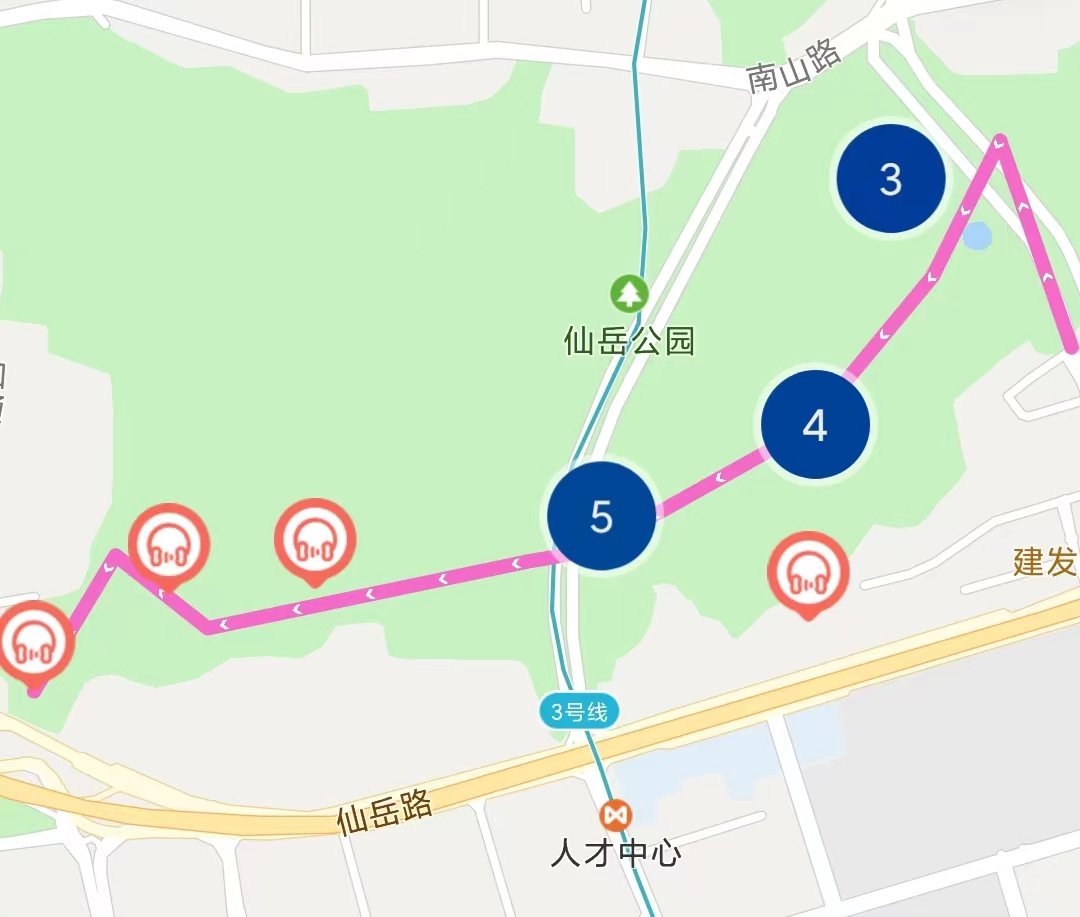 厦门山海健康步道线路图攻略