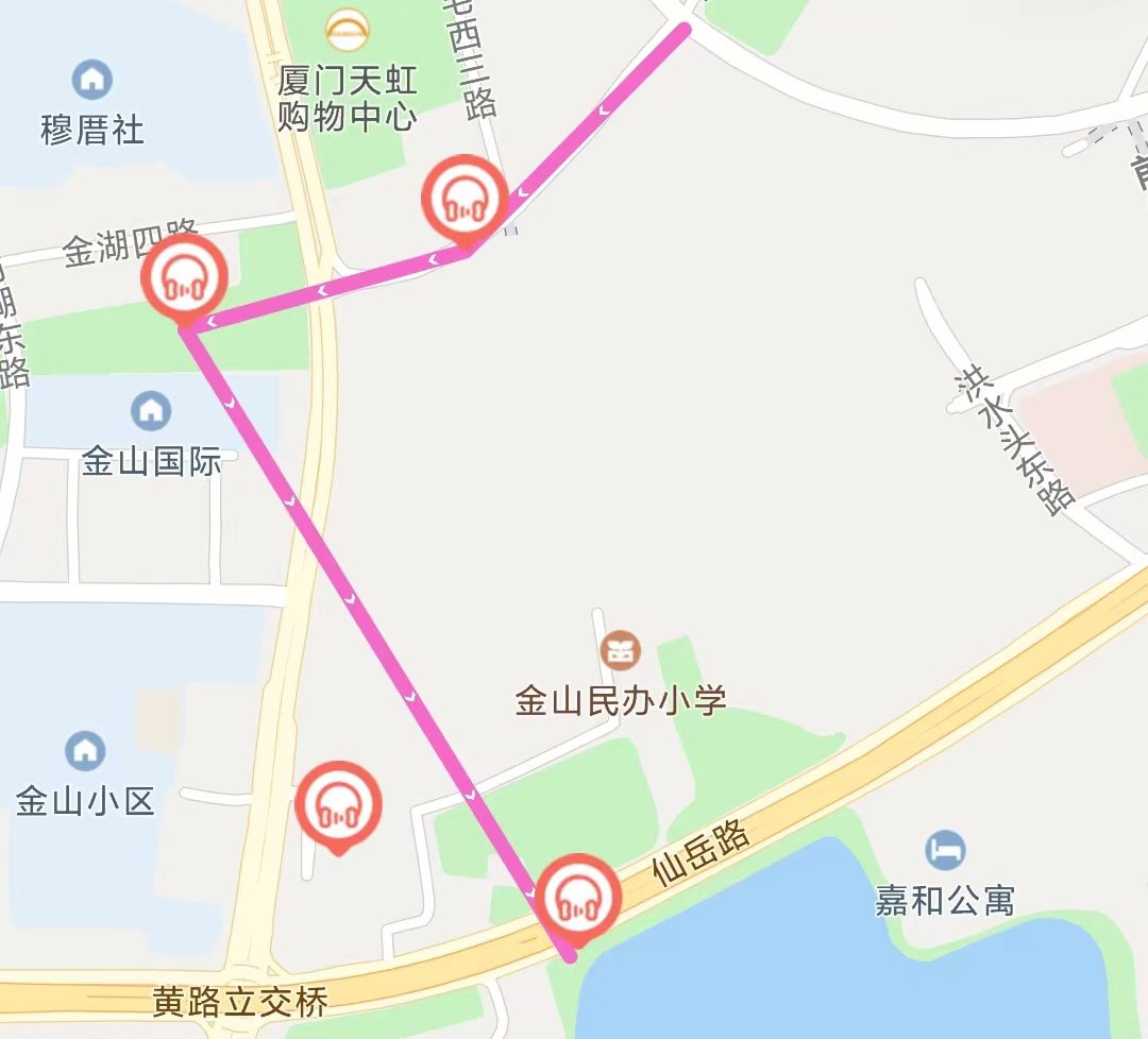 厦门山海健康步道线路图攻略