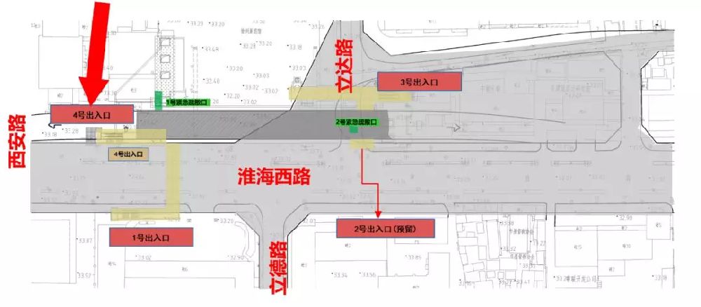 徐州地铁一号线停靠站点出入口详解(附图)