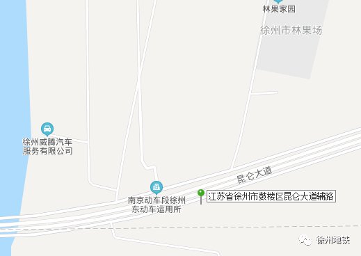 徐州地铁2号线停靠站点实景图