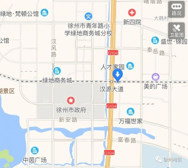 徐州2号线地铁站口的图