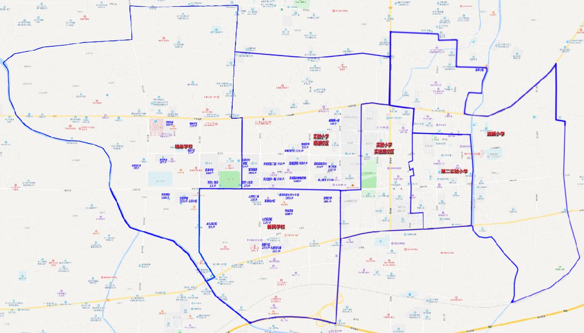龙口市2021年小学初中学区划片信息汇总含划片图
