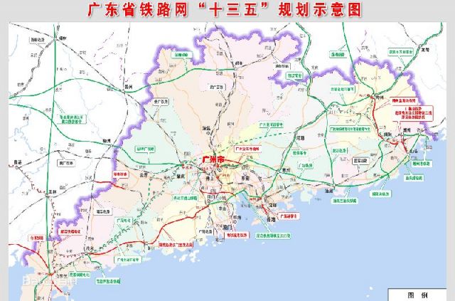 广州至湛江高铁线路图