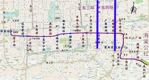 天津地铁7号线最新线路图