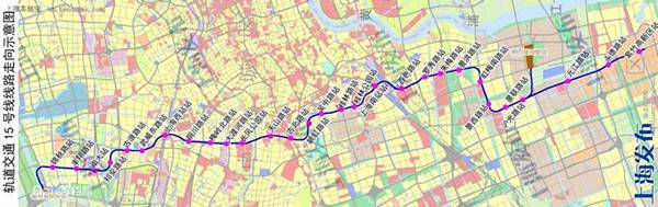 上海地铁15号线,最新上海地铁15号线线路图_站点_开通