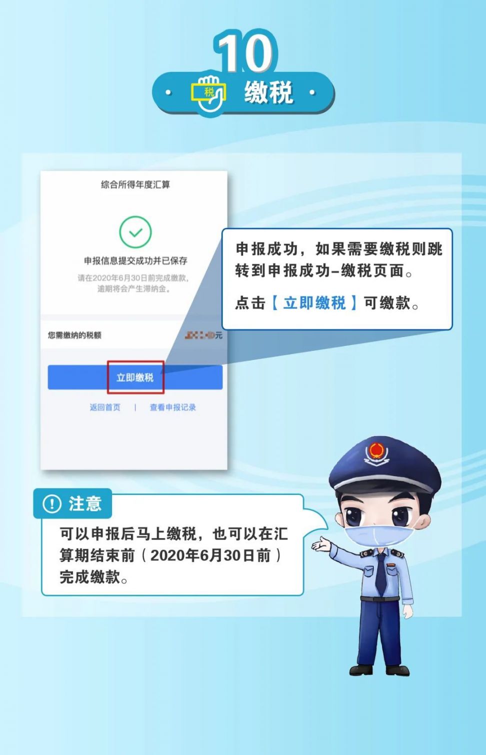 2021个人所得税申报流程图