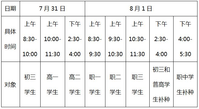 中山未成年新冠疫苗接种时间安排