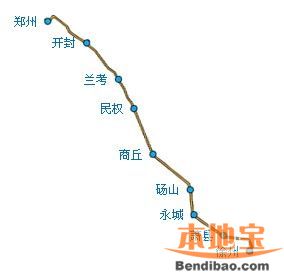 郑徐高铁路线图（最新）