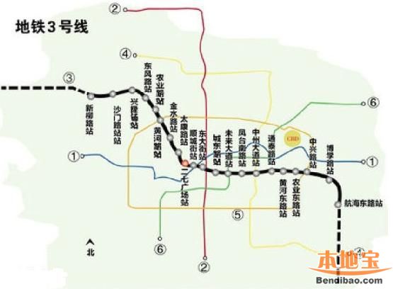 郑州地铁3号线图片