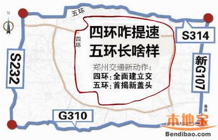 郑州北五环沿黄快速路6月底通车 半小时便可到巩义