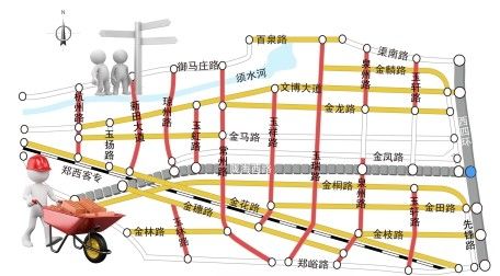 郑州中原新区核心区7条道路规划出炉(规划图)