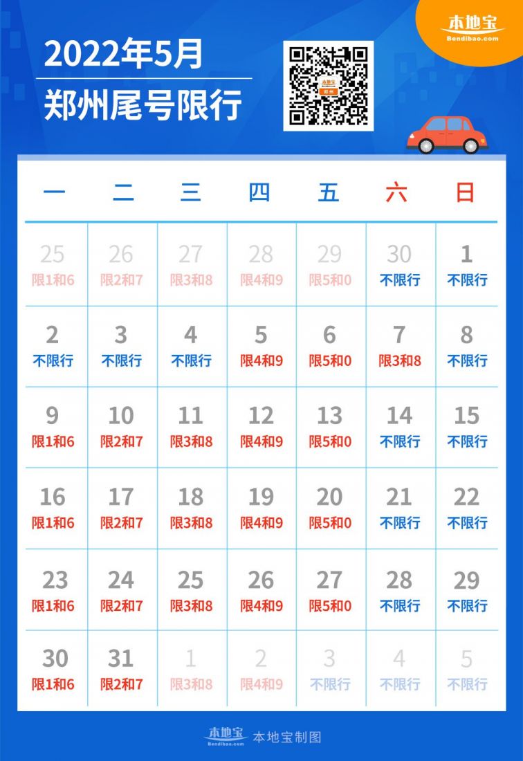 2022年河南省五一限行吗？