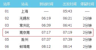常州列车时刻表(常州火车站列车时刻表)