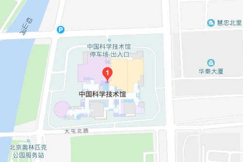 中国科技馆游览路线图图片