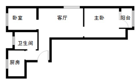 朝陽怡景園公租房戶型圖一覽