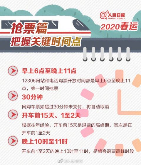 2020春运日历图片