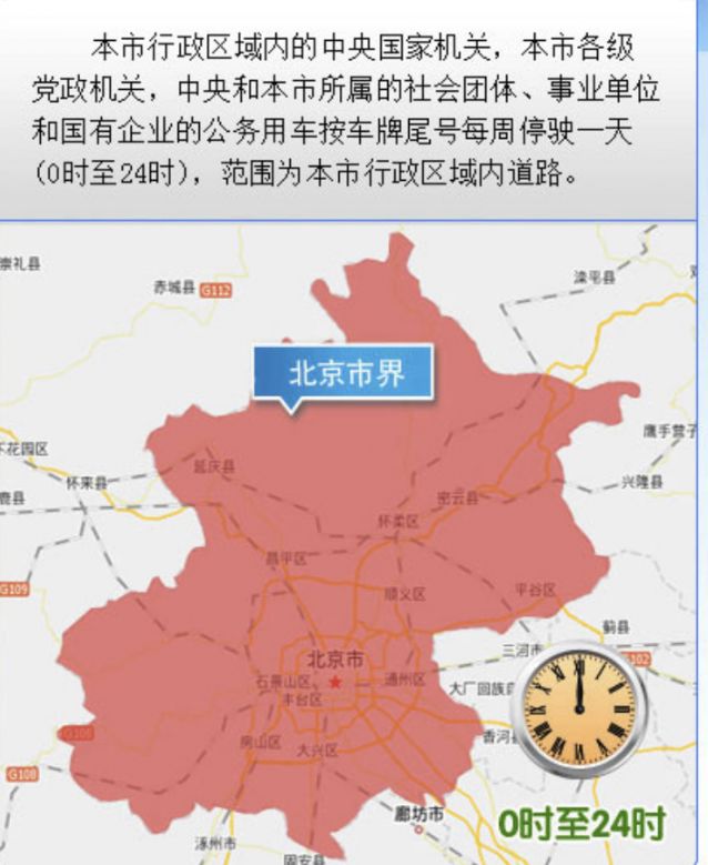 2020北京限号轮换图图片