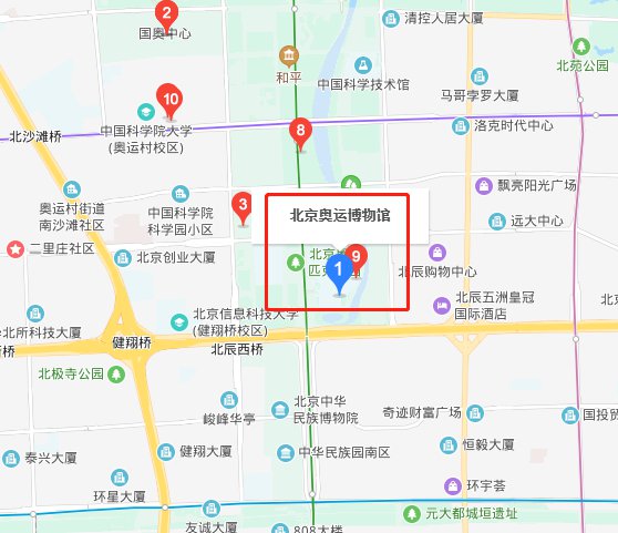 北京奧運博物館在哪裡?地址 交通