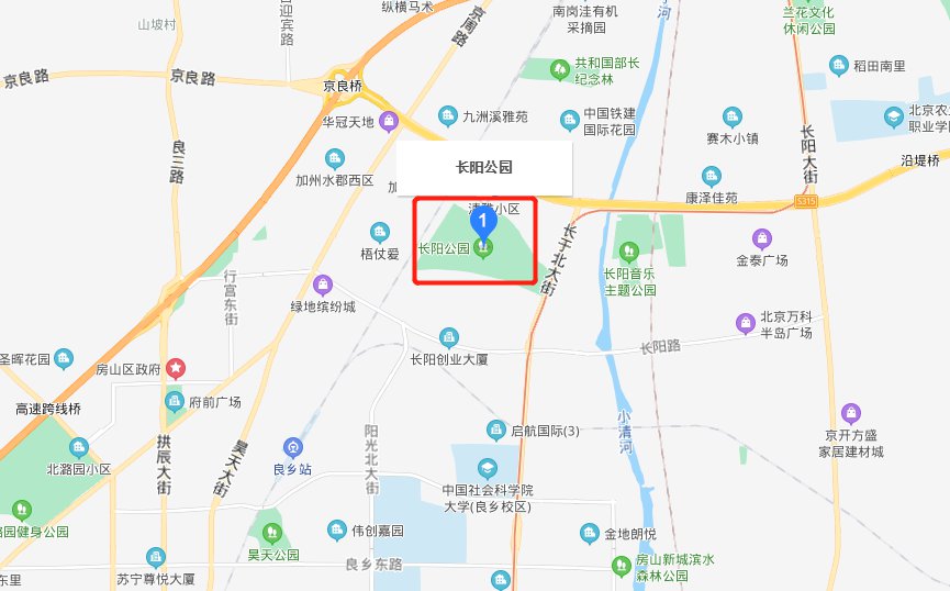 房山长阳镇地图图片