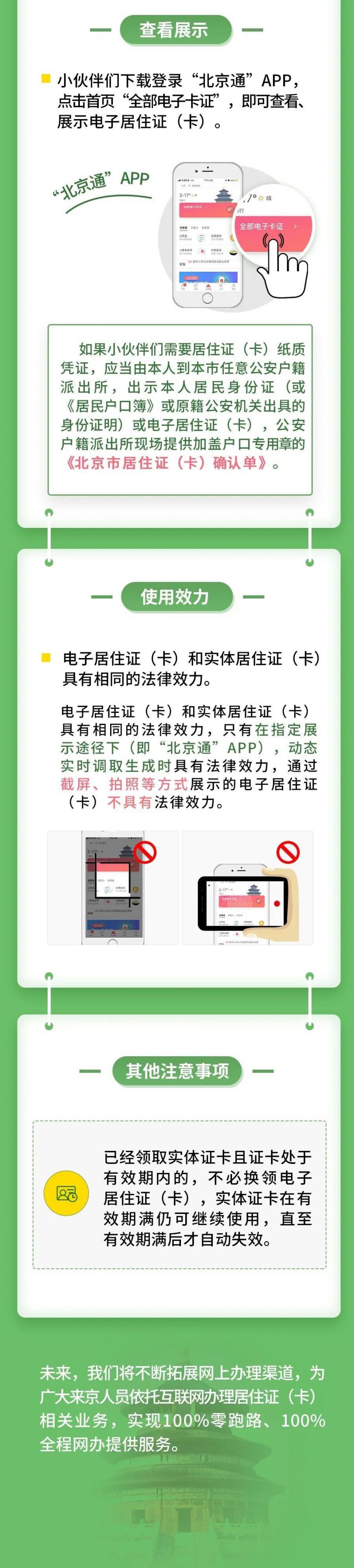 北京居住证电子版图片