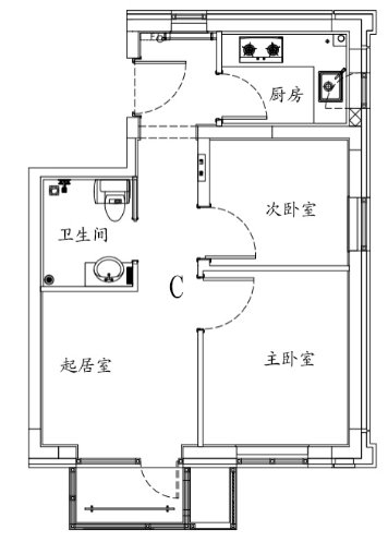 2020年8月東城公租房燕保百灣家園項目戶型信息面積租金