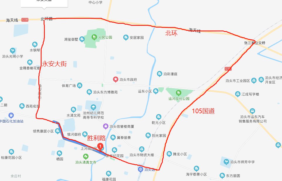 沧州限行区域示意图图片