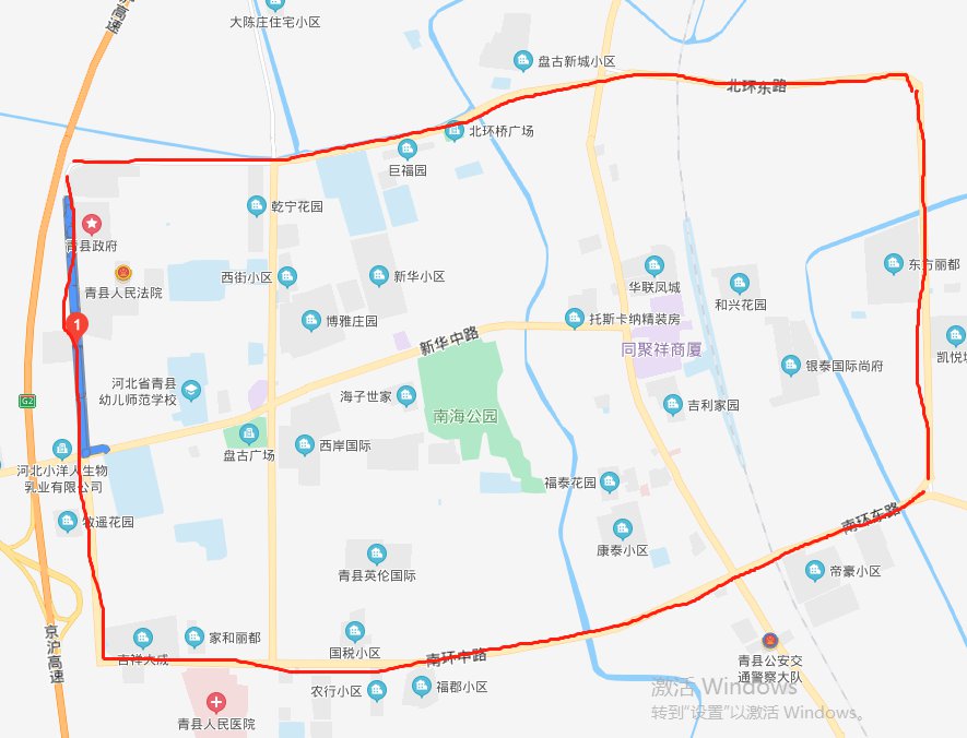 沧州限行区域分布图