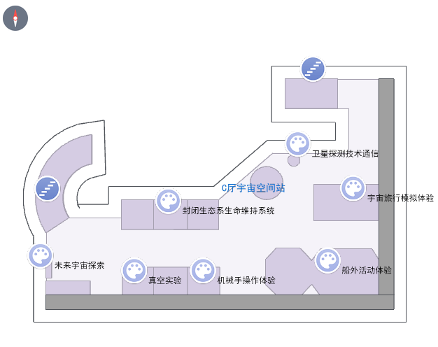 北京科技馆三层平面图图片