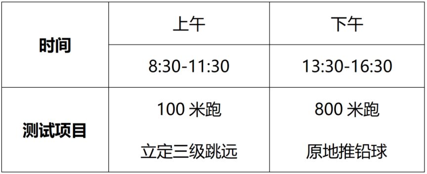 吉林省2026年普通高等学校体育类专业测试网上确认入口+时间