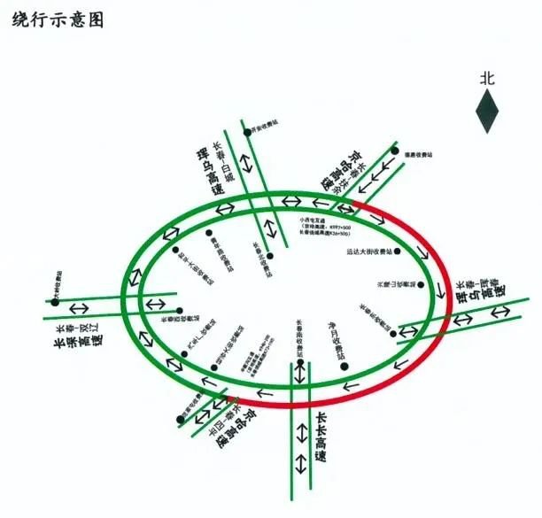 长春绕城高速东南环施工换方向啦