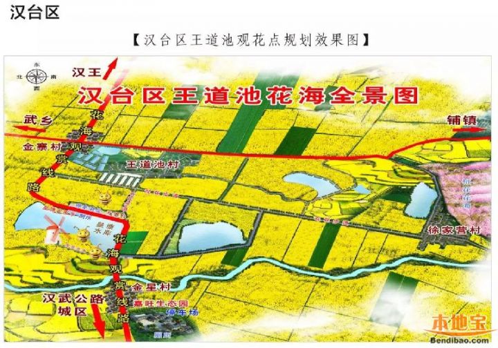 汉台区油菜花海旅游攻略吃住摄行全知道