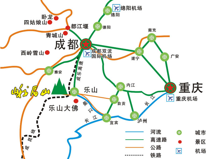 峨眉山市行政区划地图图片