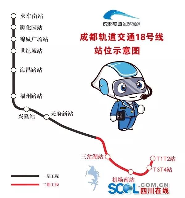 成都地鐵18號線盾構區間隧道完成70計劃2020年通車