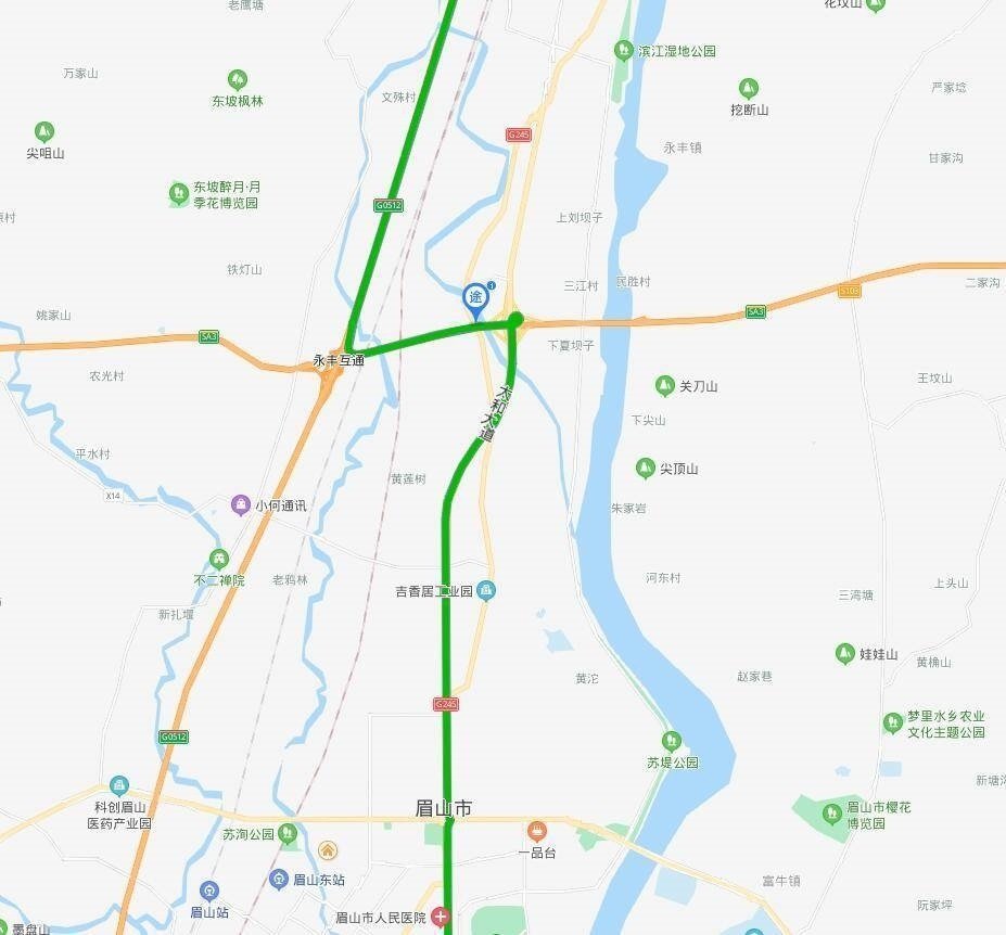 国道315线眉州大道即日起货车禁行通行(附绕行线路)