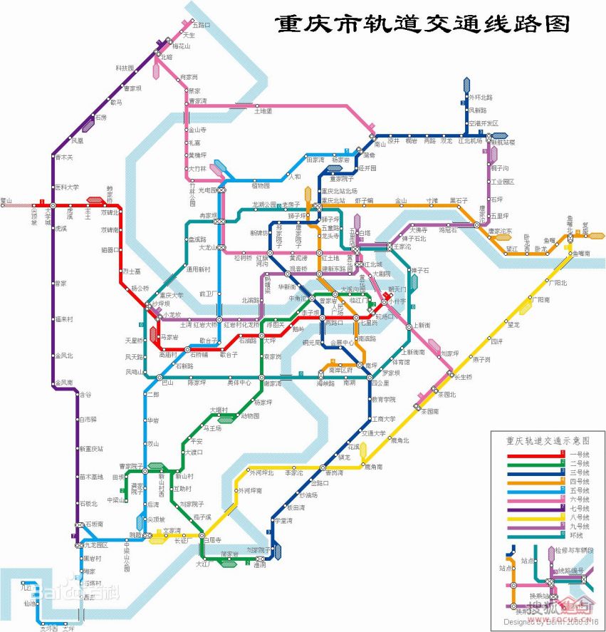 重庆轻轨线路站点图片