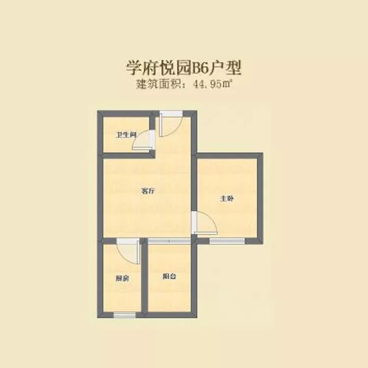 重庆学府悦园公租房户型图一览